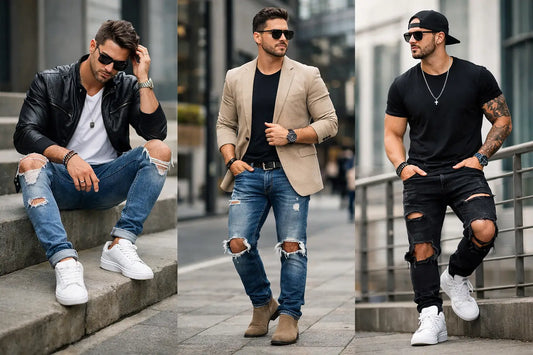 7 Fresh Ways to Wear Men Ripped Jeans Now