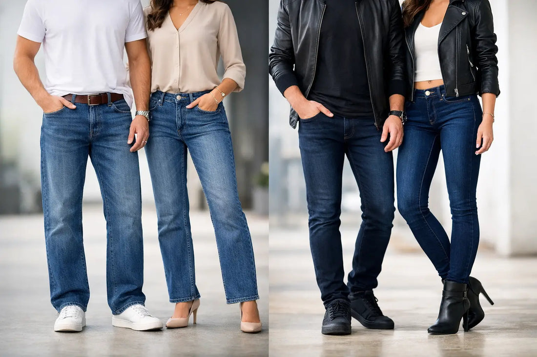 Straight Leg Versus Skinny Jeans - Which Fits?