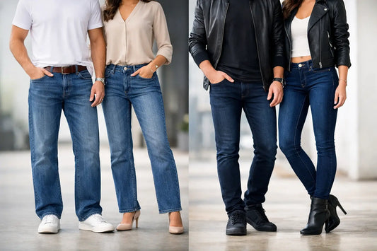 Straight Leg Versus Skinny Jeans - Which Fits?
