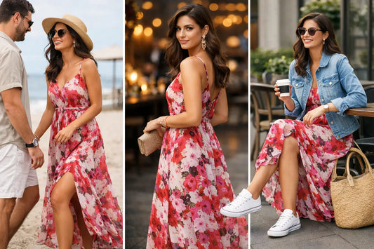 How to Style a Floral Maxi Dress for Any Plan
