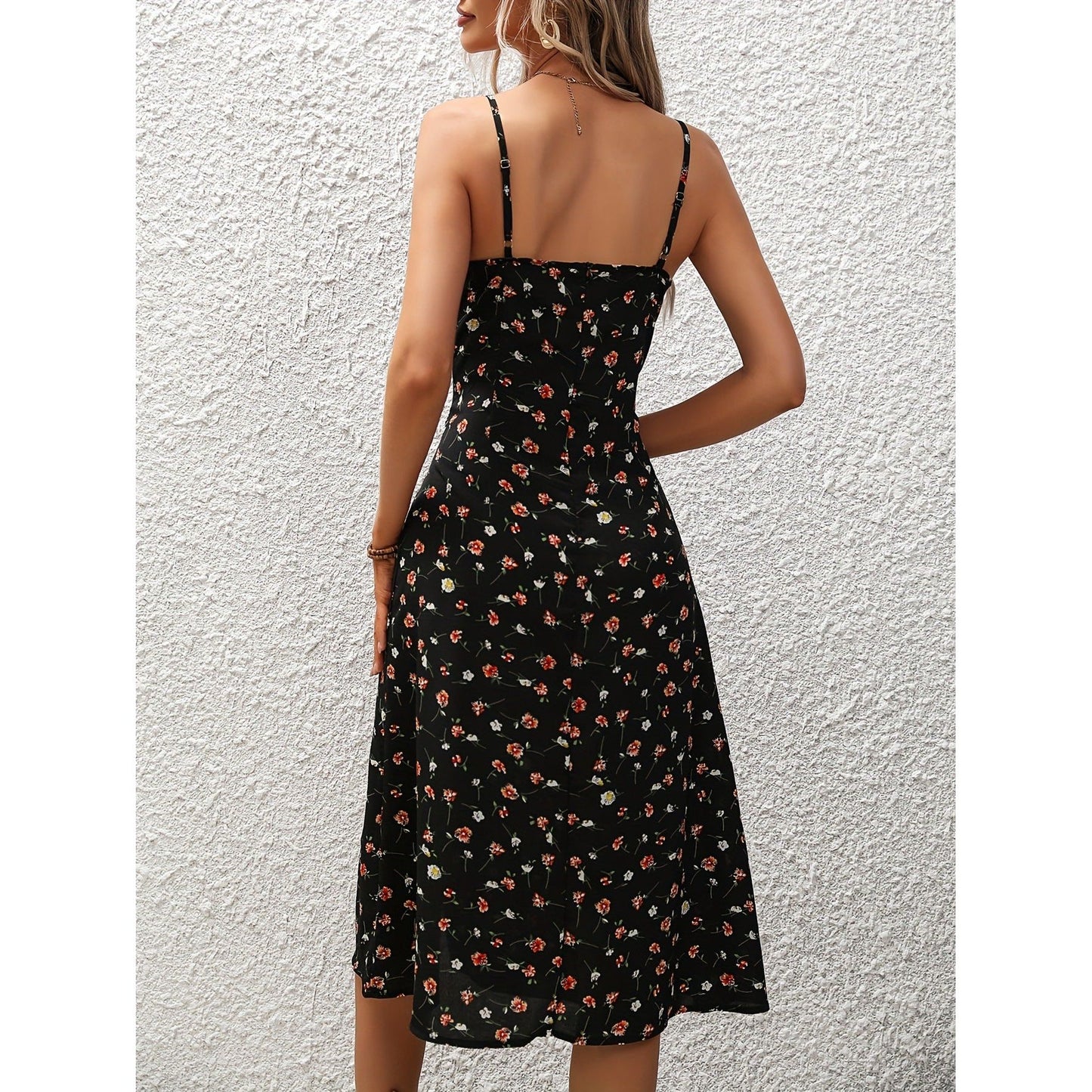 t Suspender Dress Summer Sexy Slit Long Dresses