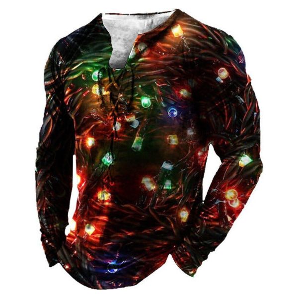 Sports Long Sleeved Men's Print