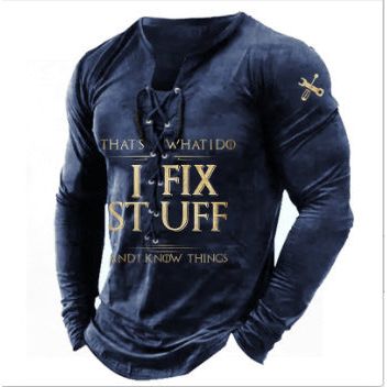 Sports Long Sleeved Men's Print