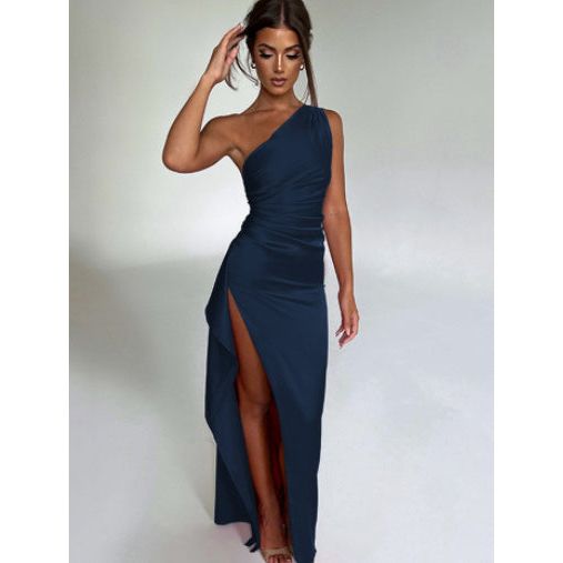 Backless Split Dress Summer Elegant Slim-fit