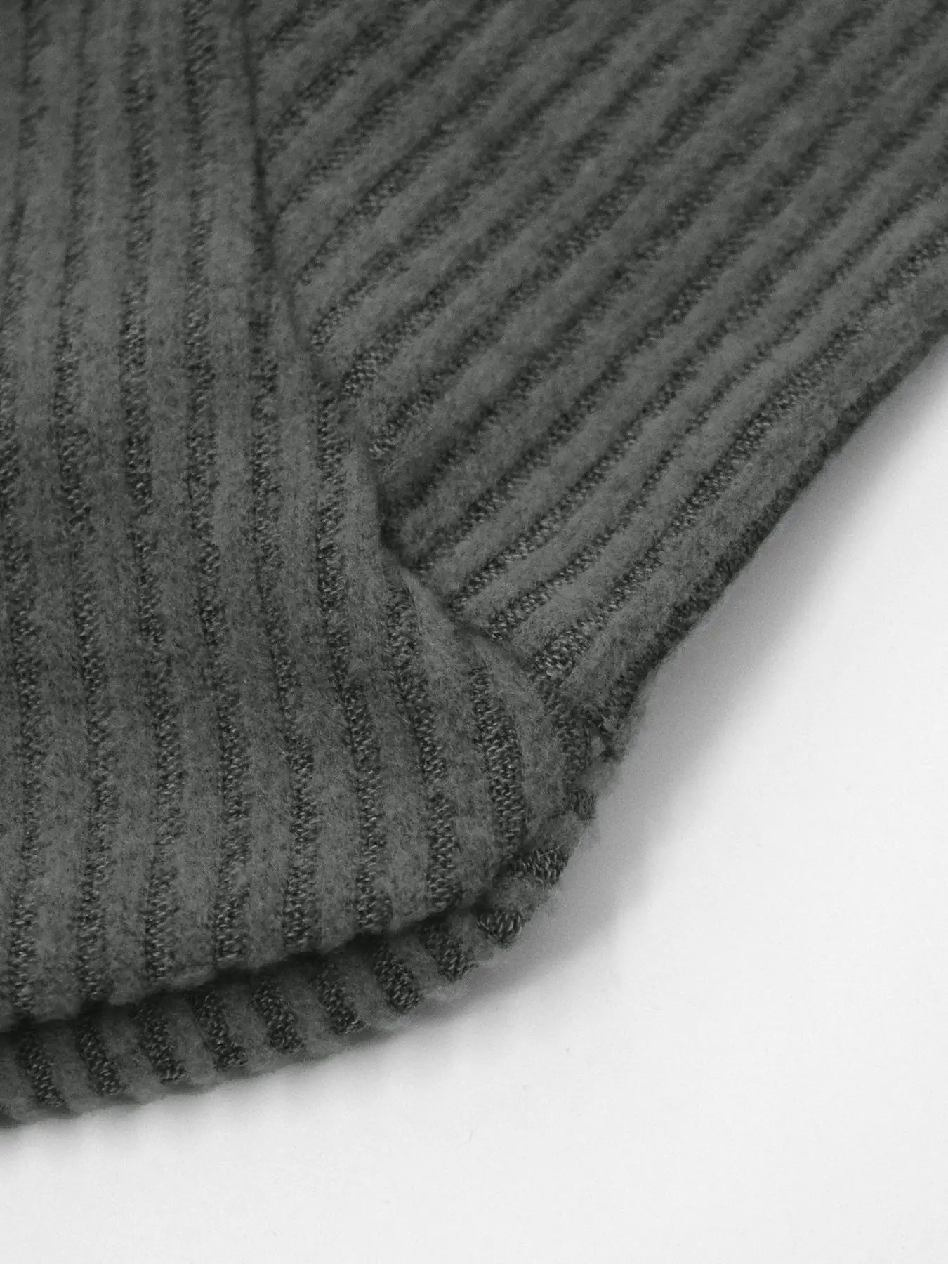 Asymmetrical One Shoulder Ribbed Knit Top Polyester Stretch Fabric Trendsi