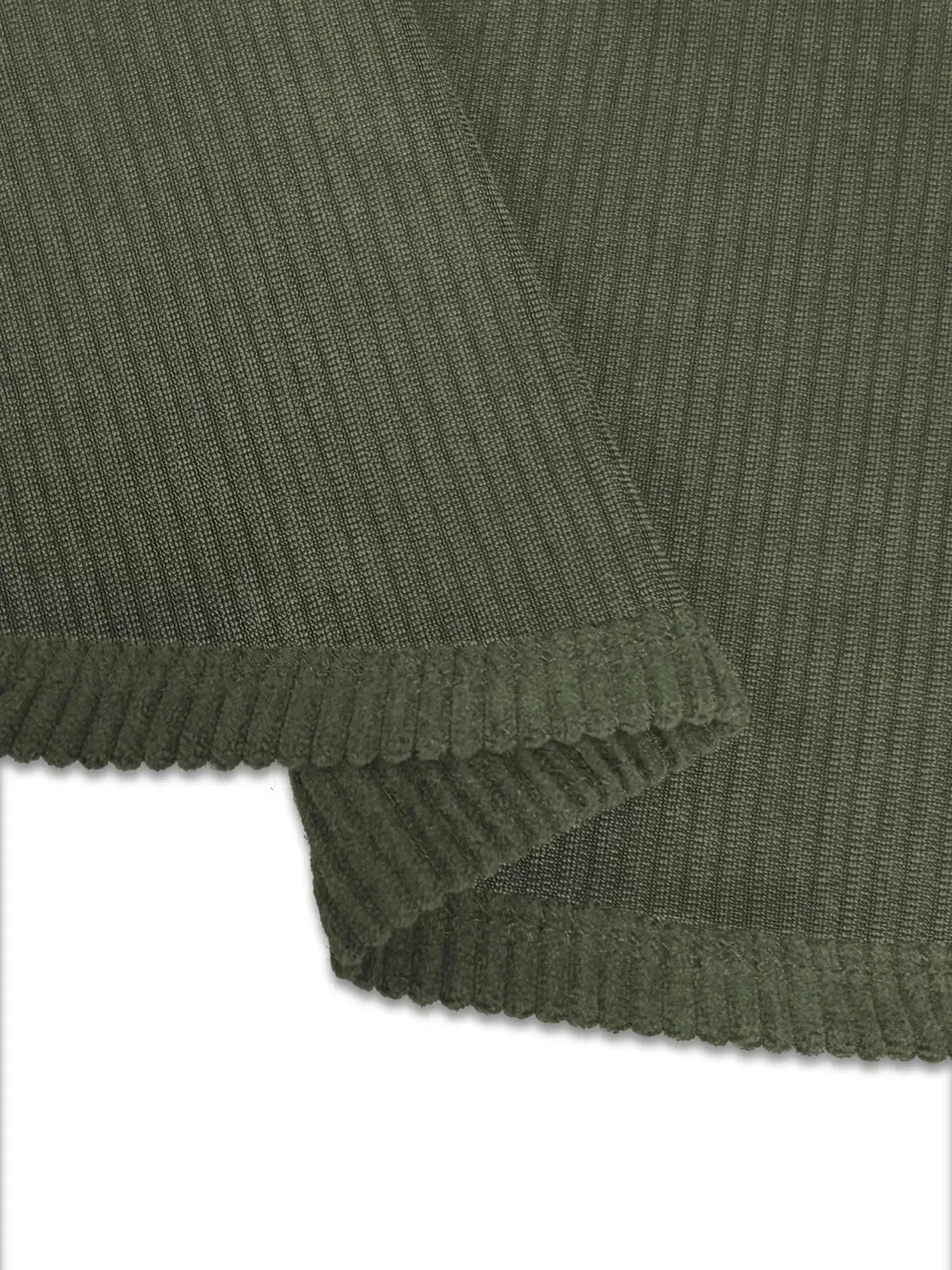 Casual Corduroy Button-Down Hooded Jacket Trendsi