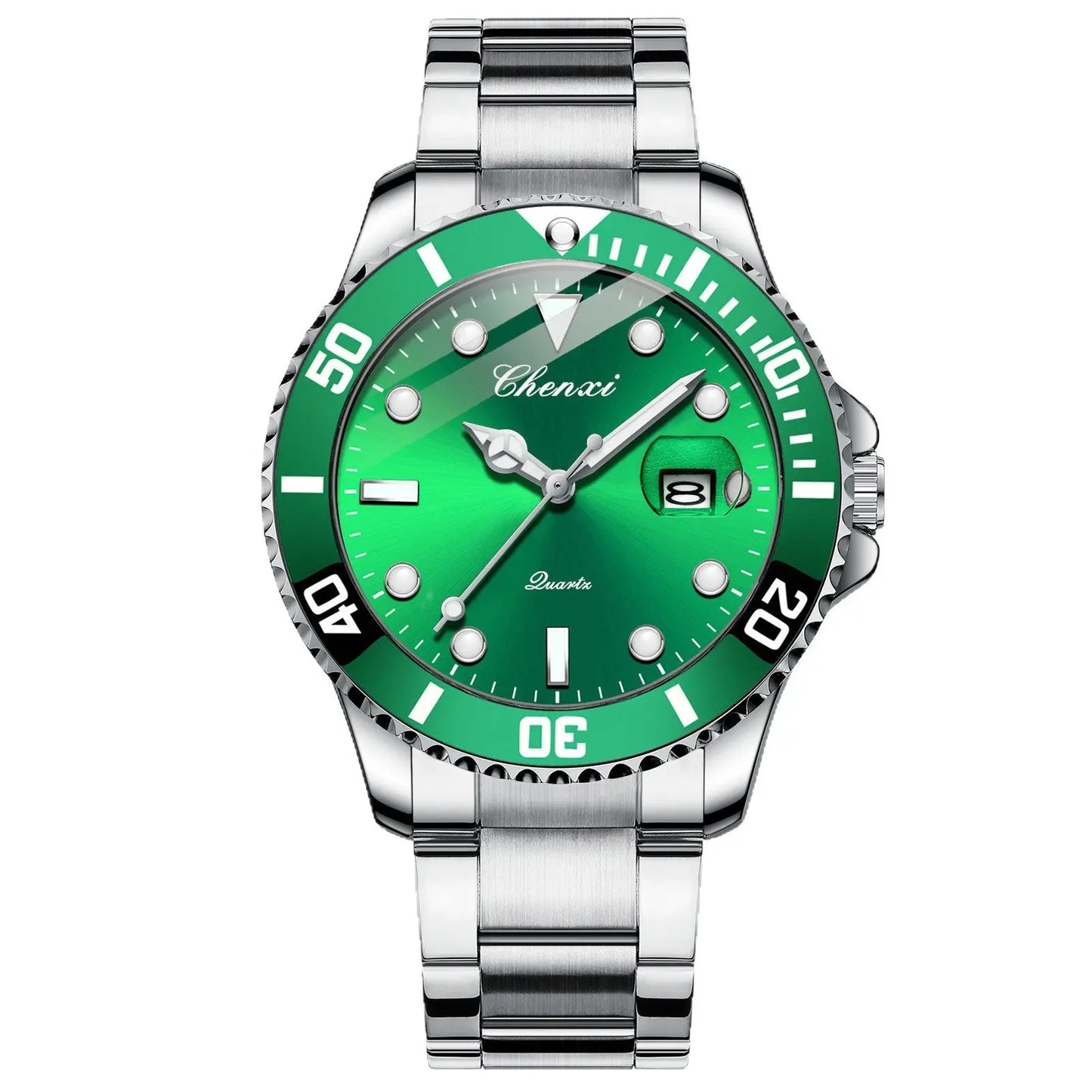 His And Hers Couple Watches Unisex Luminous 30M Waterproof Date Display Modern teemdro