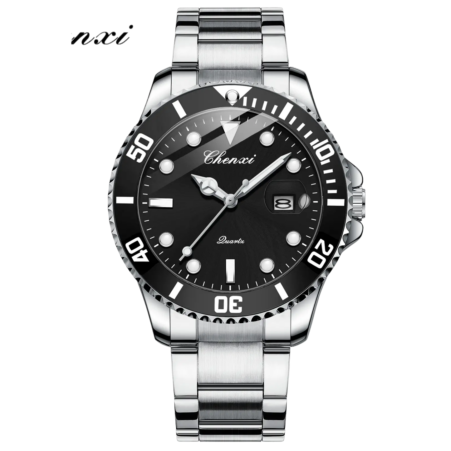 His And Hers Couple Watches Unisex Luminous 30M Waterproof Date Display Modern teemdro