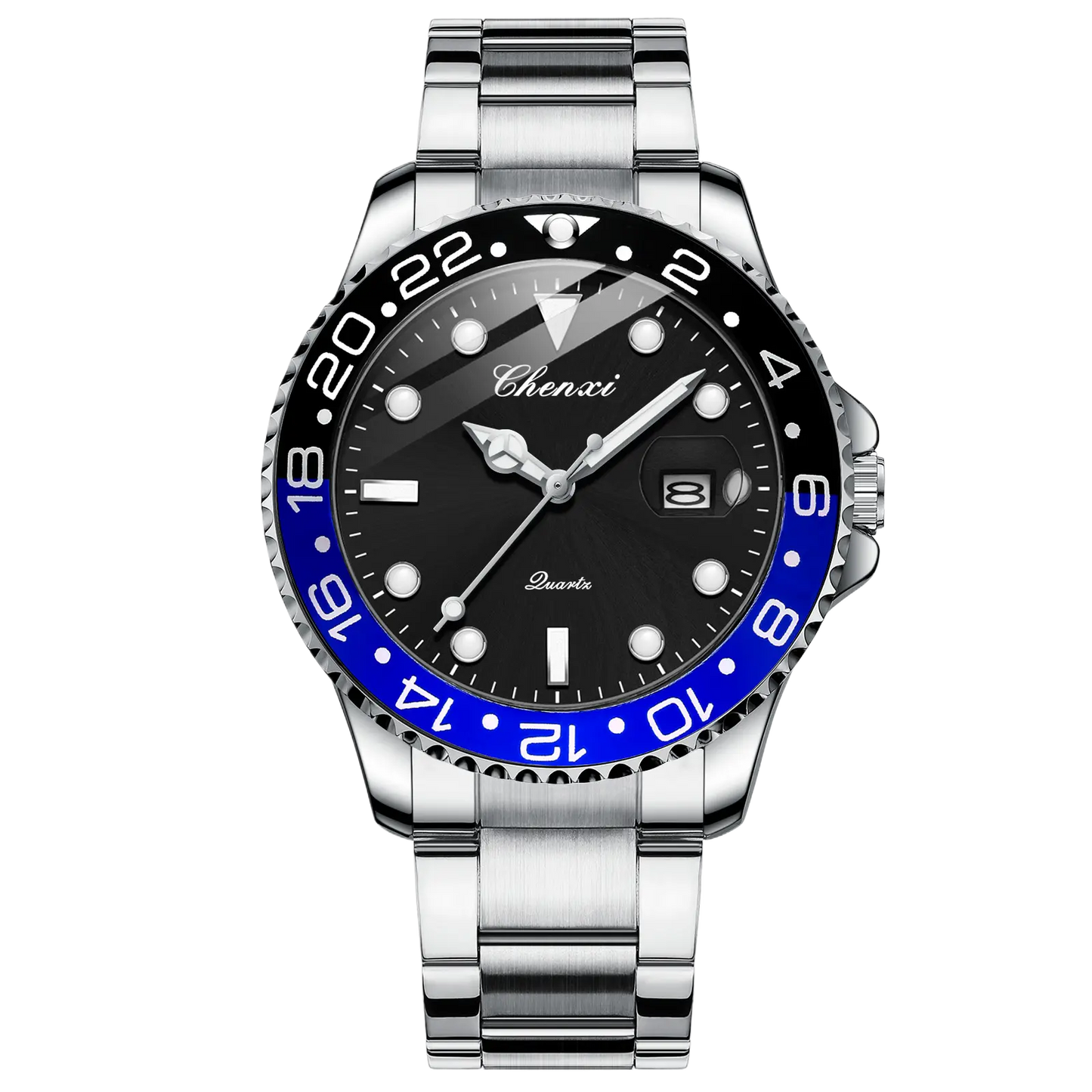 His And Hers Couple Watches Unisex Luminous 30M Waterproof Date Display Modern teemdro