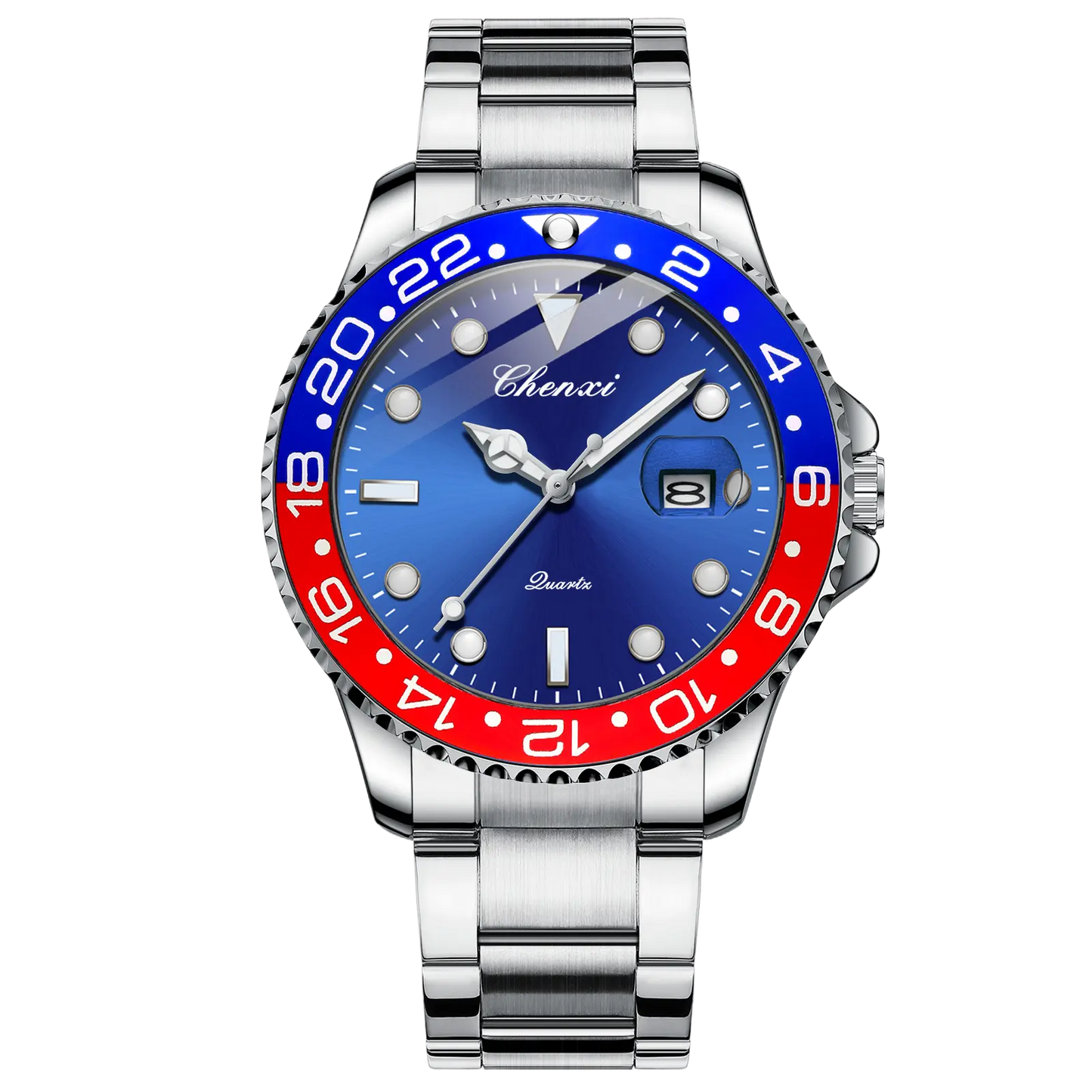 His And Hers Couple Watches Unisex Luminous 30M Waterproof Date Display Modern teemdro