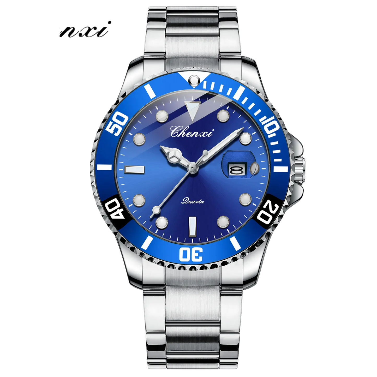His And Hers Couple Watches Unisex Luminous 30M Waterproof Date Display Modern teemdro