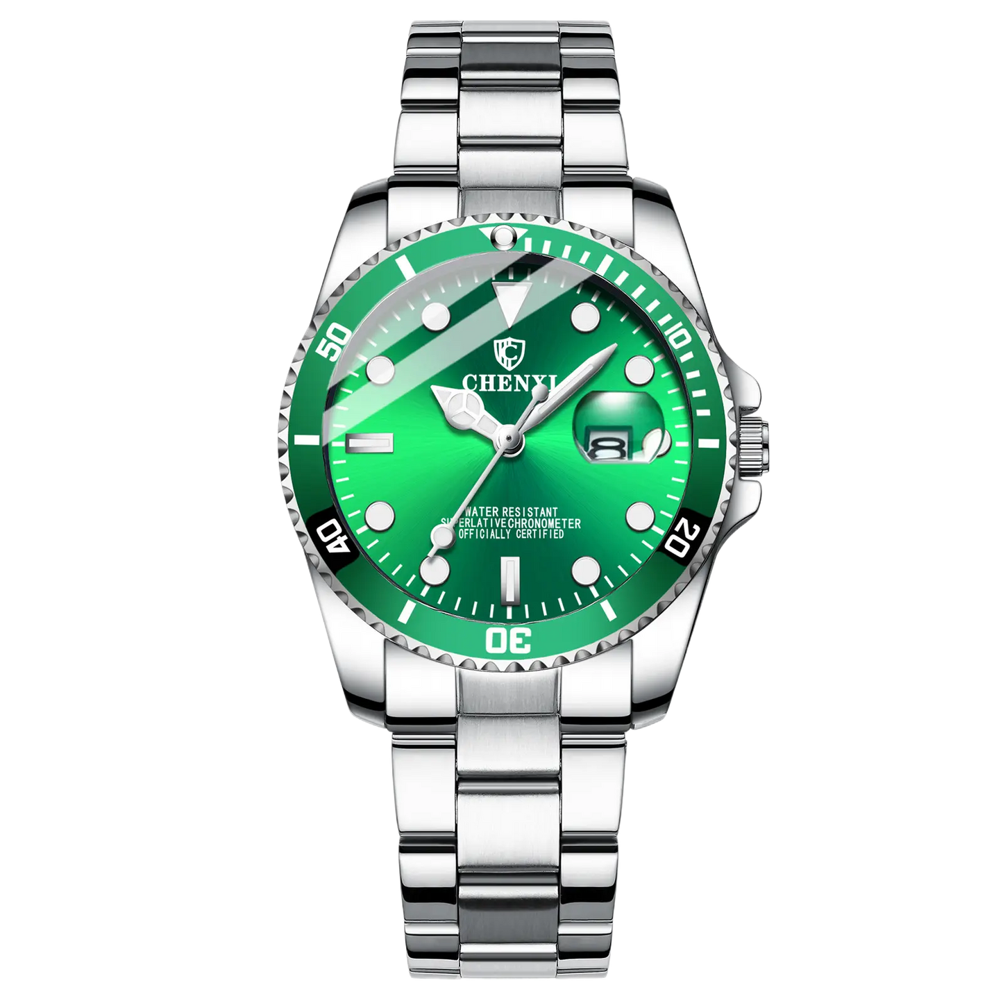 His And Hers Couple Watches Unisex Luminous 30M Waterproof Date Display Modern teemdro