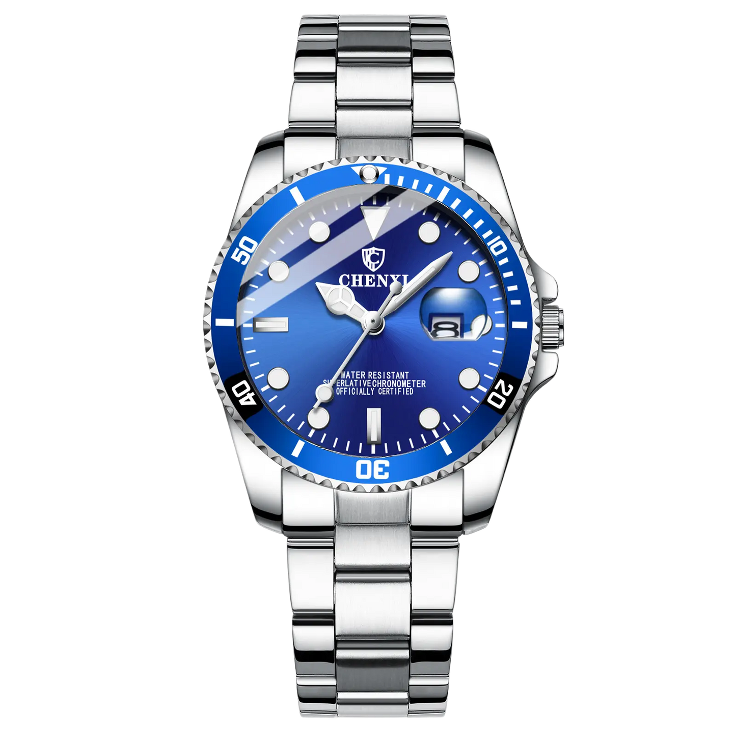 His And Hers Couple Watches Unisex Luminous 30M Waterproof Date Display Modern teemdro