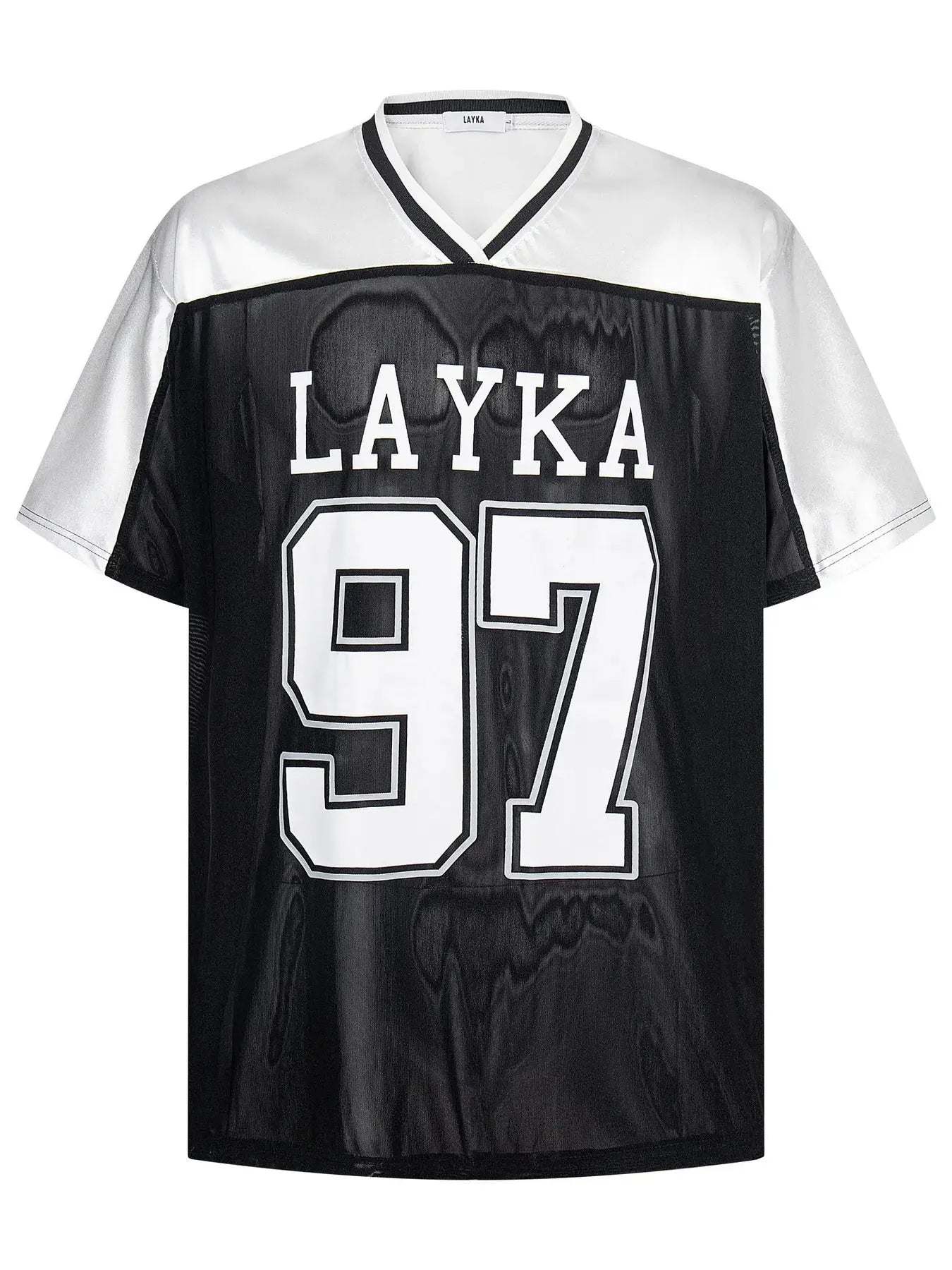 Mens Number 97 V Neck Short Sleeve T Shirt Breathable Moisture Wicking Trendsi