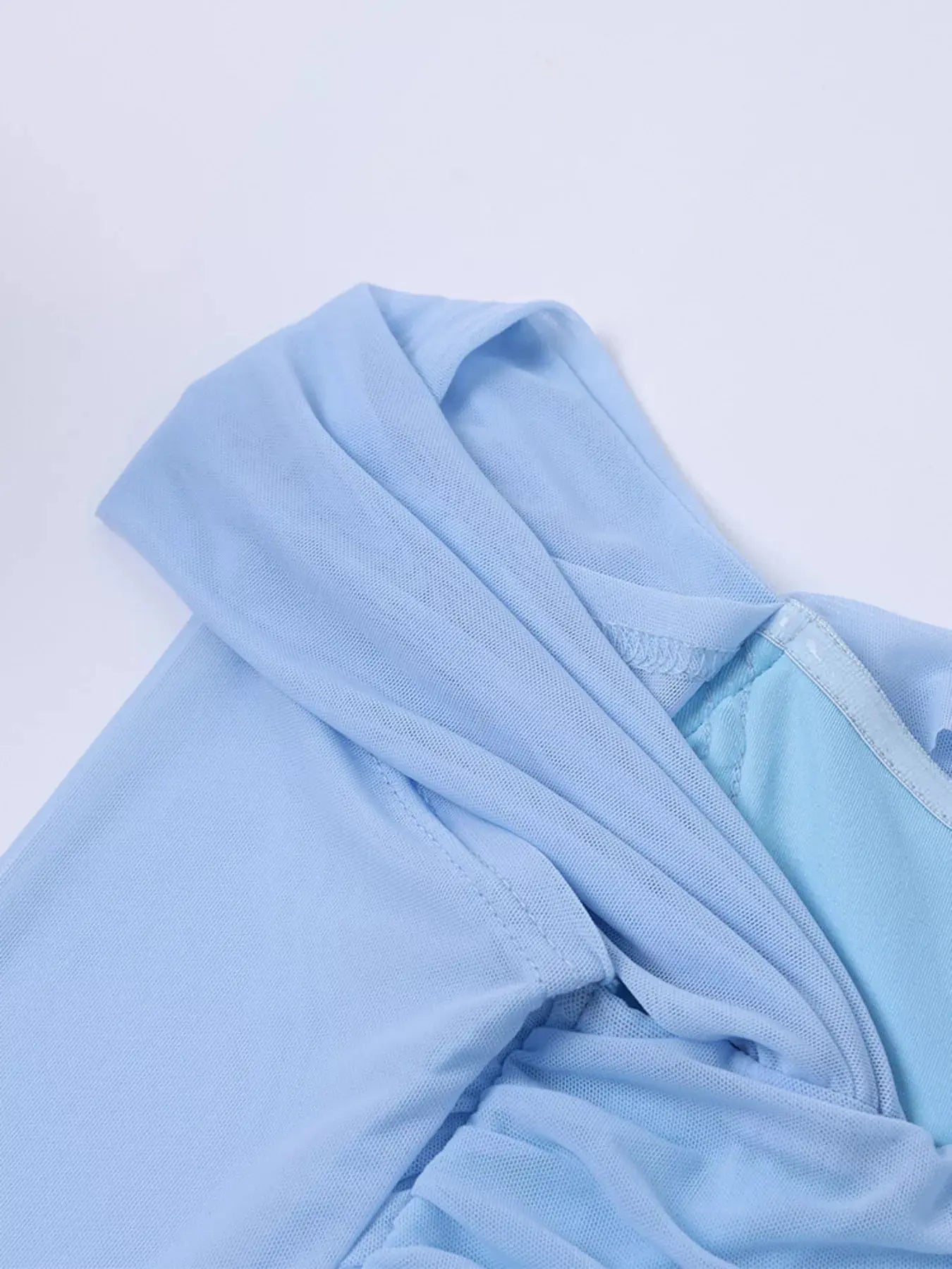 Off Shoulder Ruched Mermaid Maxi Dress Lined With Zipper Trendsi