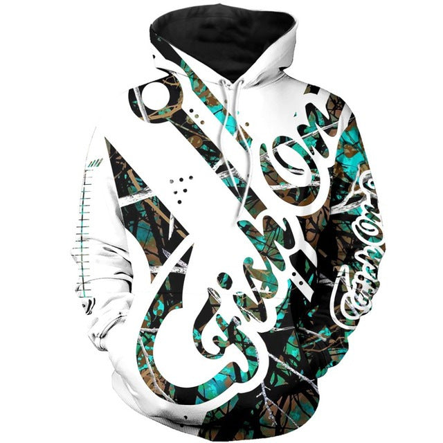 Hoodies For Men Cool Animal Print Street Trend