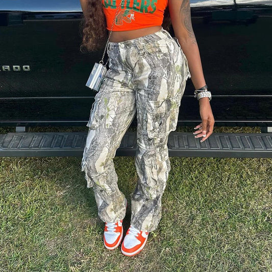 women Casual Camo Bottoms