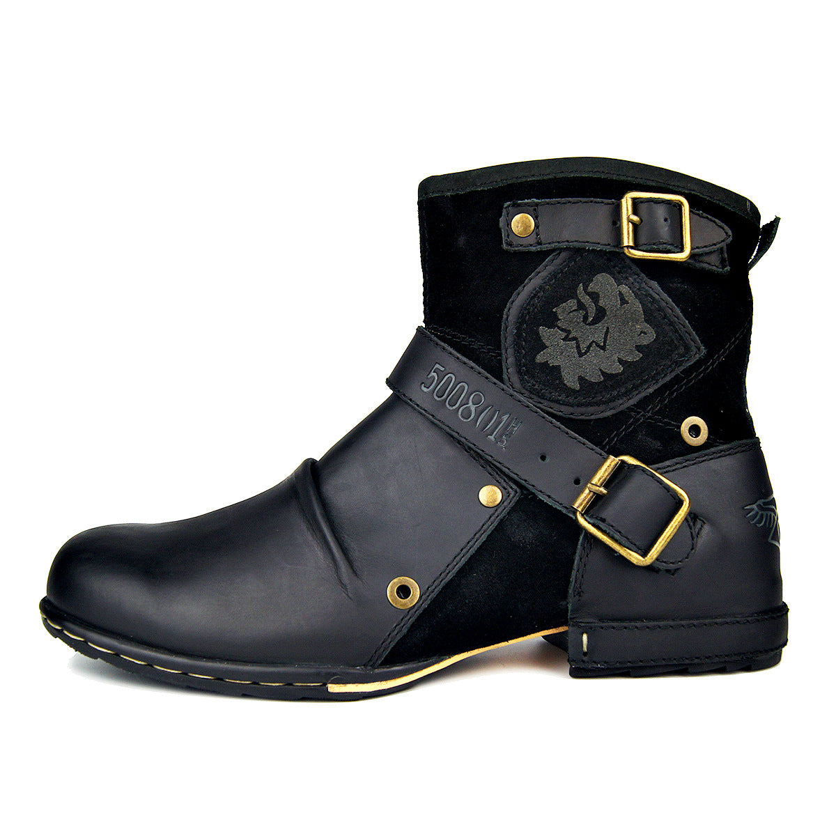 Men's leather Martin boots