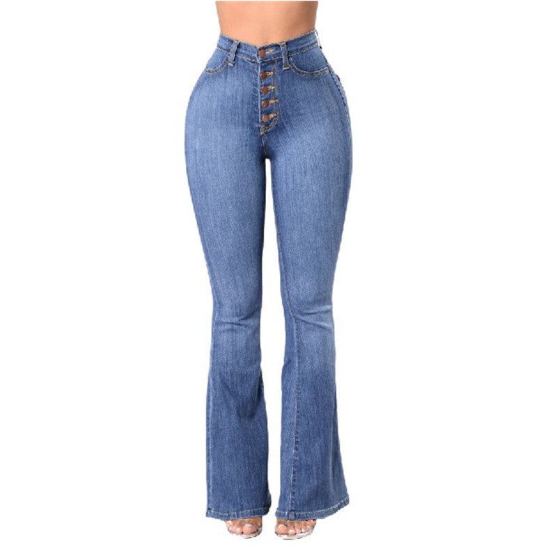 HannaClothingStore HannaClothingStore Women Jean New high waist stretch jeans