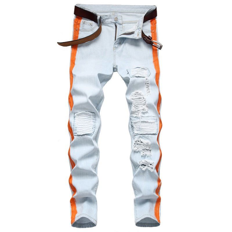 HannaClothingStore HannaClothingStore Men Jeans Men Ripped Style Jeans