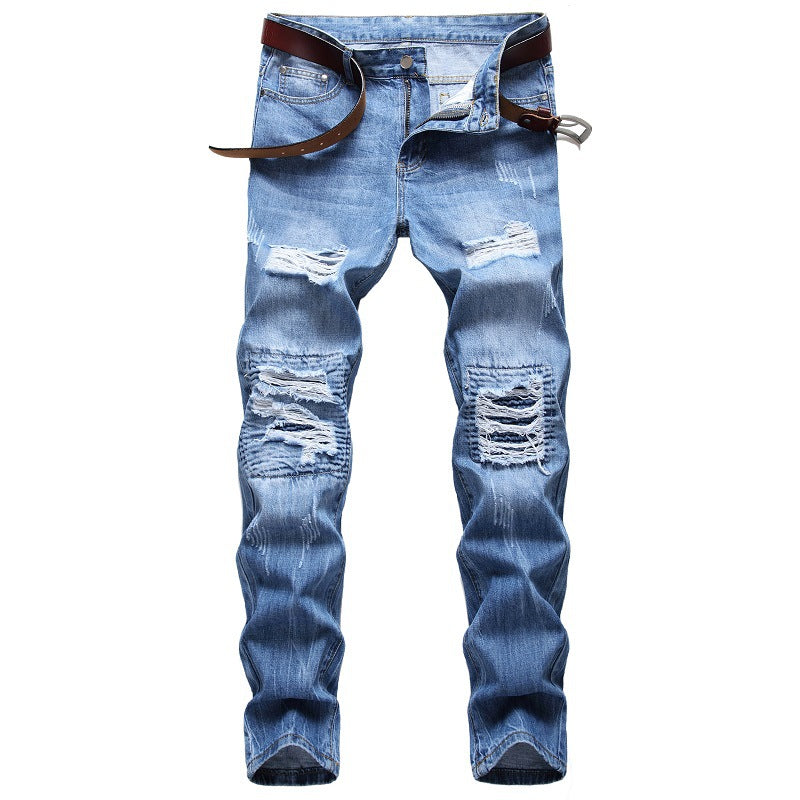 HannaClothingStore HannaClothingStore Men Jeans Men Ripped Style Jeans