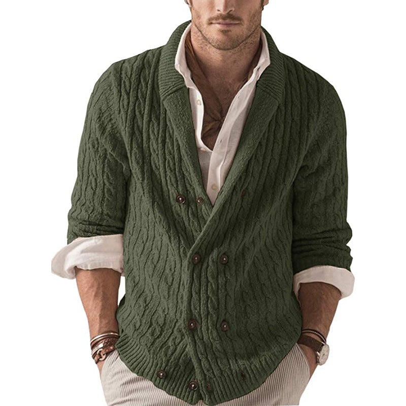 new Winter/Spring solid color knitted jacket