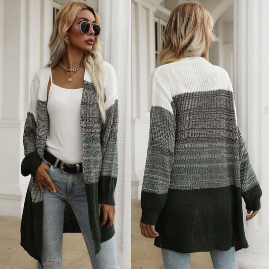 HannaClothingStore HannaClothingStore Women Jumpers V-Neck Knitted Sweater Women Jacket