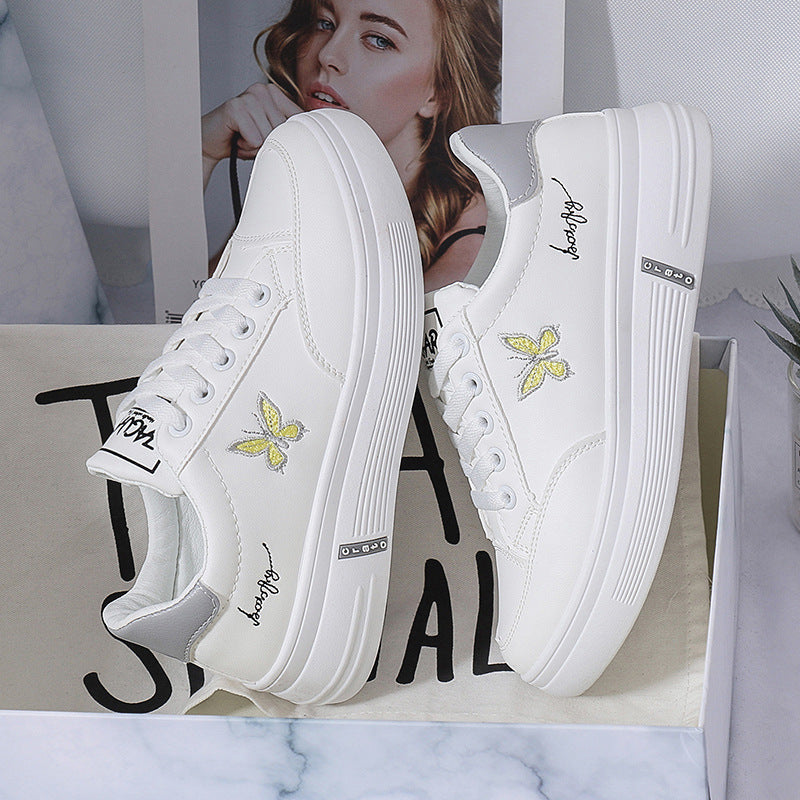 HannaClothingStore HannaClothingStore Women Sneakers Little White Flat Shoes