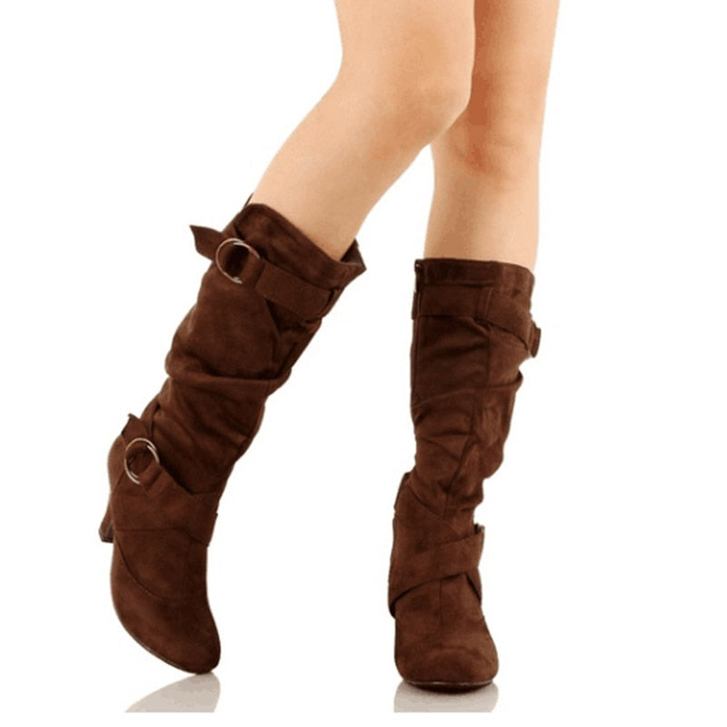 Women's boots with high heels