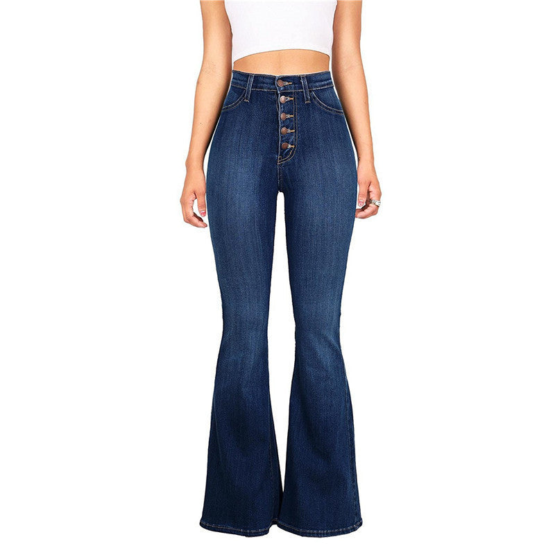 HannaClothingStore HannaClothingStore Women Jean New high waist stretch jeans