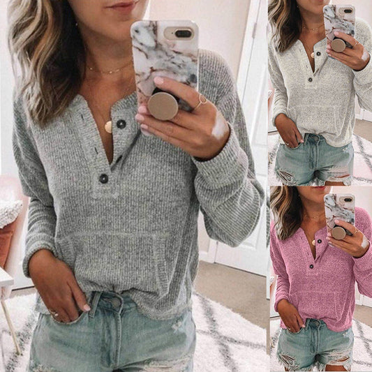 HannaClothingStore HannaClothingStore Women Blouse Cotton Long-Sleeved Top