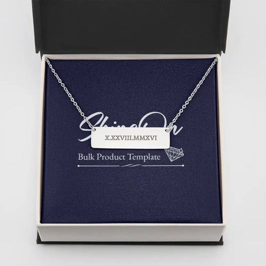 ShineOn Fulfillment HannaClothingStore Jewelry Name/Message Necklace