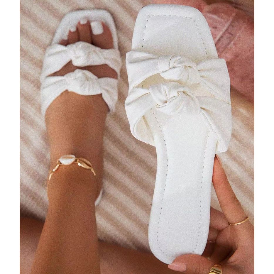 Double Bow Summer Outdoor Sandals Non-slip