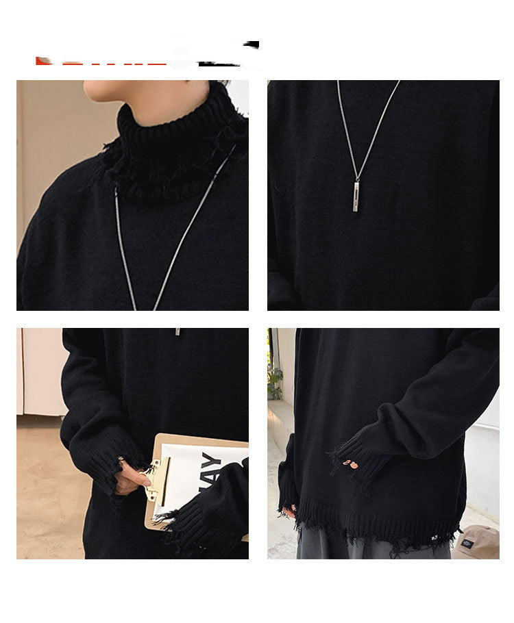 Trend Personality Pullover Loose Bottoming Shirt